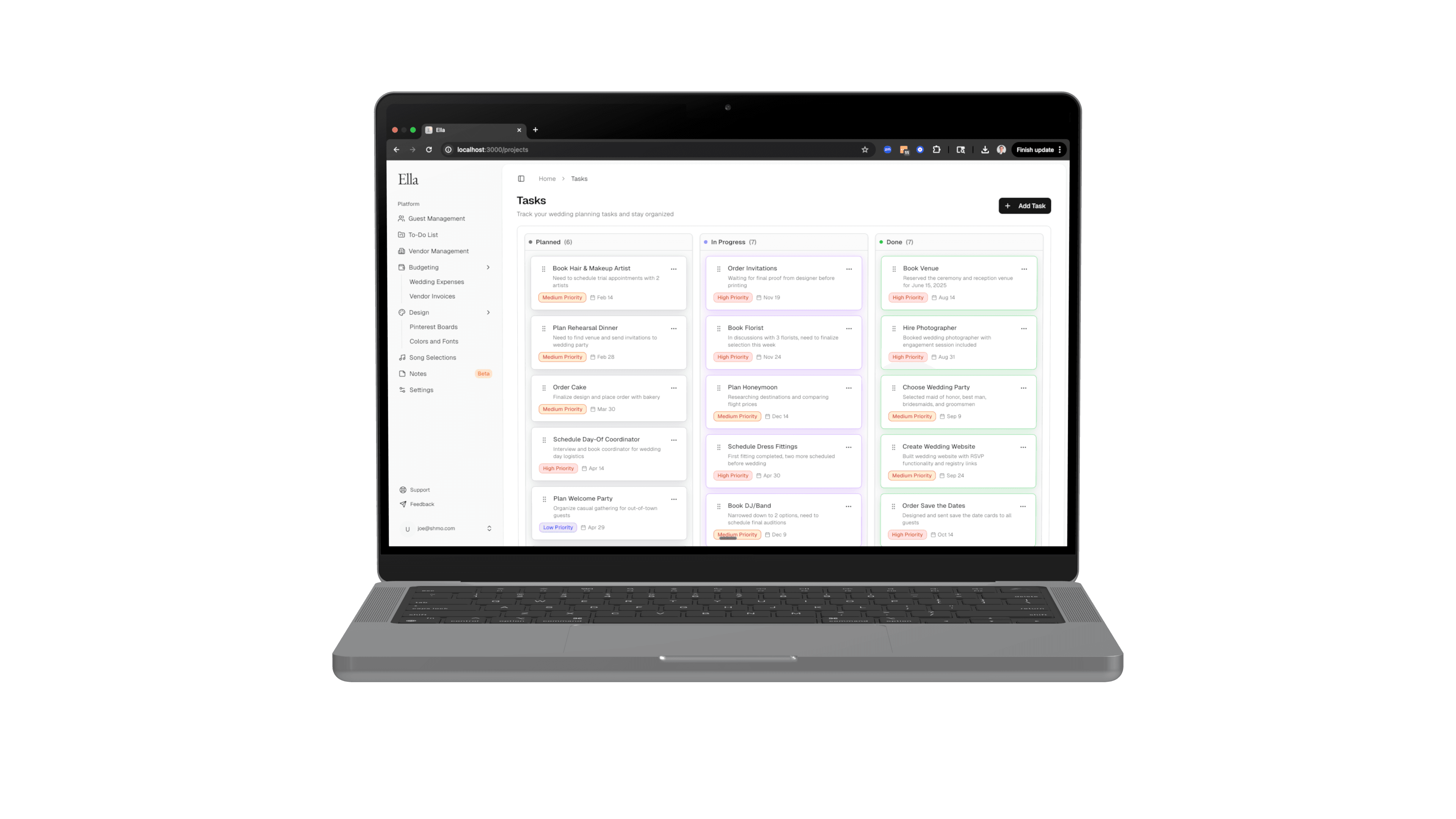 Folia Wedding Planner